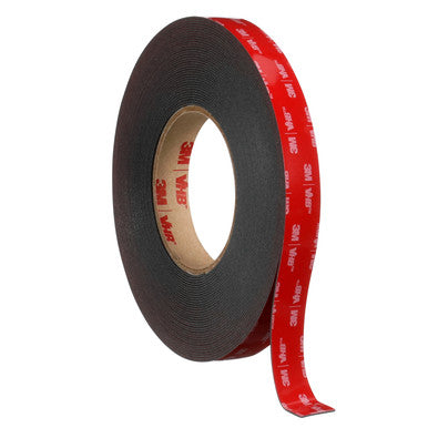 3M 70006357878 VHB Tape 5962, Black, 1 in x 36 yd, 62 mil