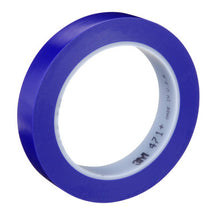 Load image into Gallery viewer, 3M 06409 Vinyl Tape 471+, Indigo, 3/4 in x 36 yd, 5.3 mil, Individually Wrapped Conveniently Packaged