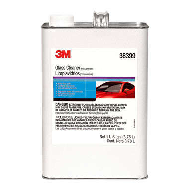 3M 38399 Body Shop Clean-Up Glass Cleaner, 1 gal