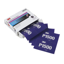 Load image into Gallery viewer, 3M 34343 Hookit Flexible Abrasive Sheet, P1500, 5.5 in x 6.8 in