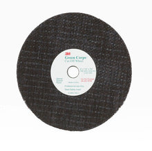 Load image into Gallery viewer, 3M 01991 Green Corps Reinforced Weld Grinding Wheel, 3 in x 0.22 in x 3/8 in, 5 Each/Pack