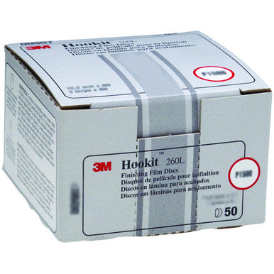 3M 00908 Hookit Finishing Film Abrasive Disc 260L, 3 in, P1200