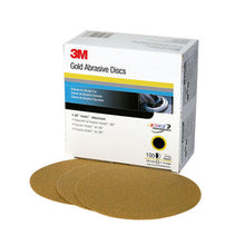Load image into Gallery viewer, 3M 00983 Hookit Gold Disc 236U, 6 in, P80