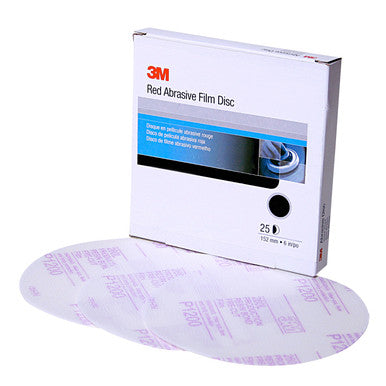 3M 01104 Stikit Red Finishing Film Abrasive Disc 260L, 6 in, P1000