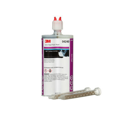 3M 04240 Semi-Rigid Plastic Repair, 200 mL Cartridge