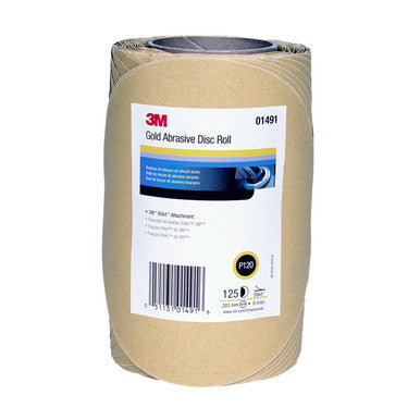 3M 01491 Stikit Gold Disc Roll, 8 in, P120