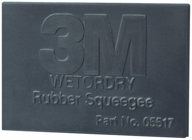 3M 05518 Wetordry Rubber Squeegee, 2 in x 3 in
