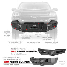 Load image into Gallery viewer, 14-15-Chevrolet-Silverado-1500-Br6-Front-Bumper-Replacement