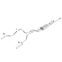 Load image into Gallery viewer, 14-15-Toyota-Tundra-4.6L5.7L-Crew-Max-Sb-Dc-Sb-Touring-Cat-Back-Exhaust-Dual-Split-Rear-Exit