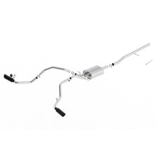 Load image into Gallery viewer, 14-16-Chevrolet-Silverado-1500-5.3L-Atak-Catback-Exhaust-W-Black-Chrome-Tips