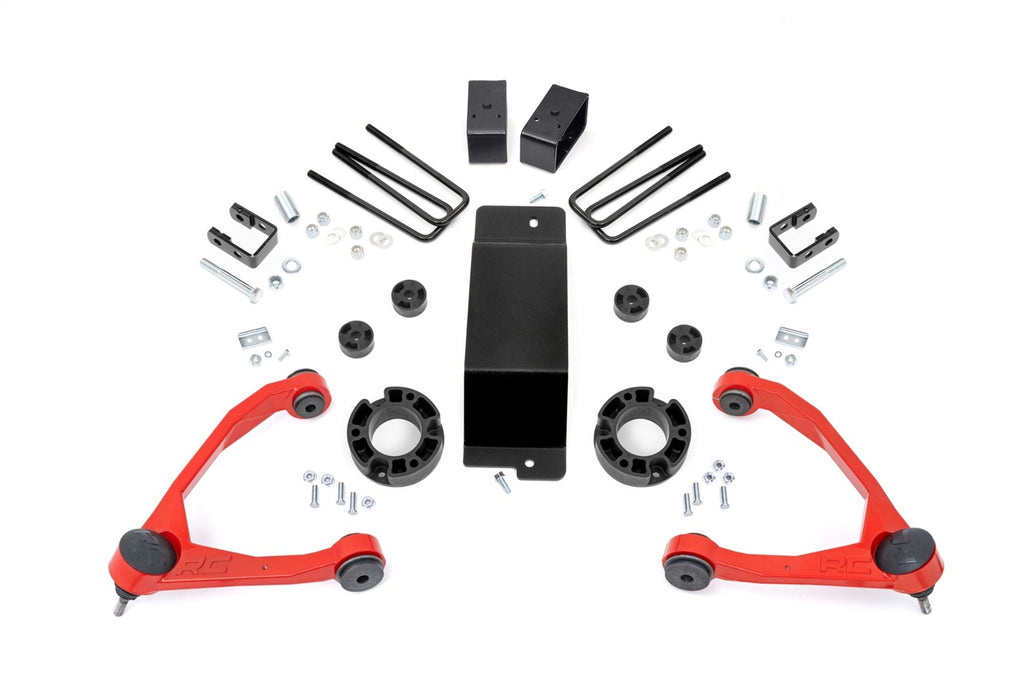 Rough Country 18901RED Lift Kit-Suspension for Select GMC Sierra