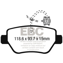 Load image into Gallery viewer, 14-17-Maserati-Ghibli-(330-Ps-Package-Only)-Yellowstuff-Rear-Brake-Pads