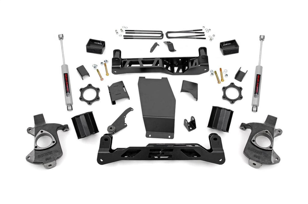 Rough Country 22330 Suspension Lift Kit w/Shocks for Select Chevrolet Silverado 1500, GMC Sierra