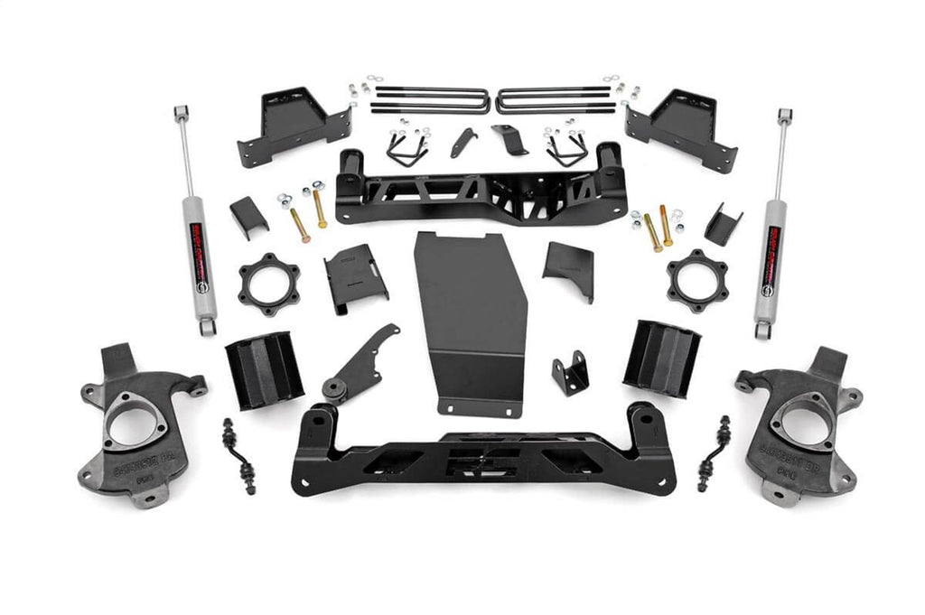 Rough Country 22731 Suspension Lift Kit w/Shocks for Select Chevrolet Silverado 1500, GMC Sierra