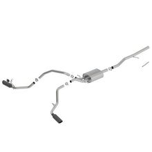 Load image into Gallery viewer, 14-18-Chevrolet-Silverado-1500-5.3L-V8-AtMt-4Dr-Cc-Atak-Catback-Exhaust-WBlack-Chrome-Tips