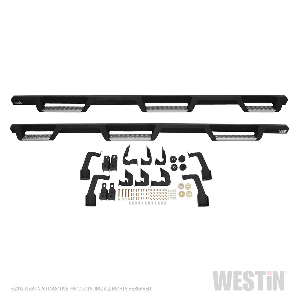 14-18-Chevrolet-Silverado-1500-Dc-6.5Ft-Bed-Hdx-Stainless-Drop-W2w-Nerf-Step-Bars---Tex.-Blk