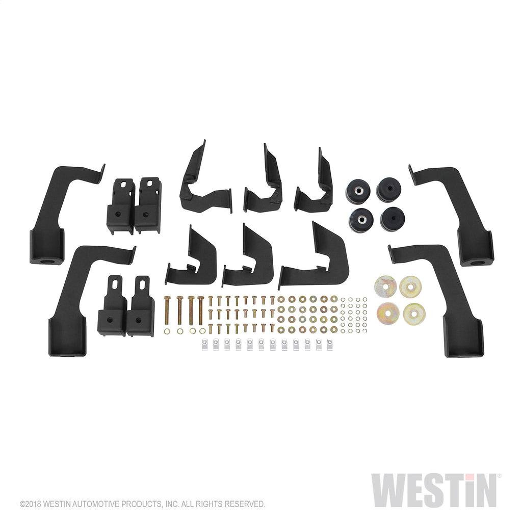 14-18-Chevrolet-Silverado-1500-Dc-6.5Ft-Bed-Hdx-Stainless-Drop-W2w-Nerf-Step-Bars---Tex.-Blk