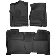 Load image into Gallery viewer, 14-18-Chevrolet-Silverado-Crew-Cab-X-Act-Contour-Front--Second-Seat-Floor-Liners
