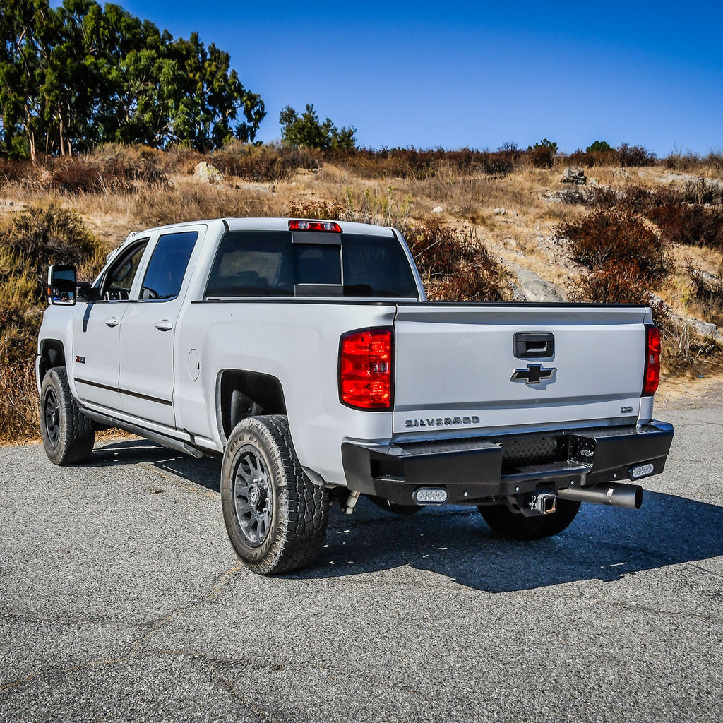 14-18-Chevrolet-Silverado-Hdx-Bandit-Rear-Bumper---Black