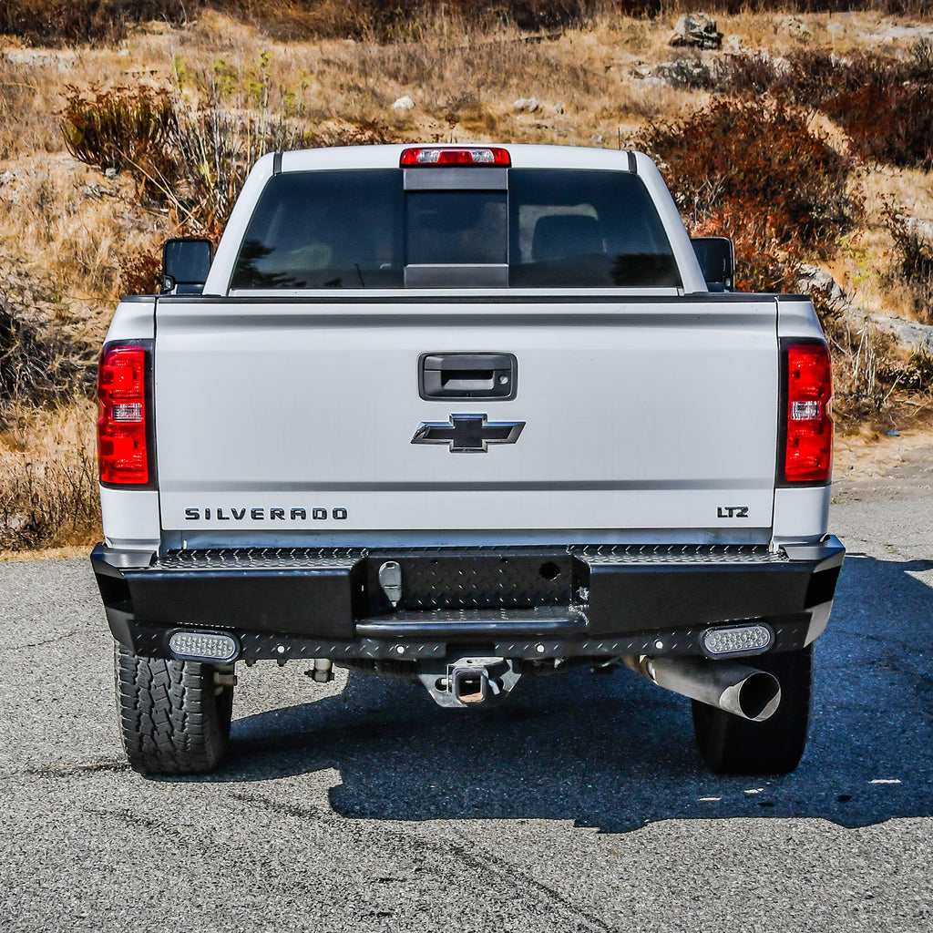 14-18-Chevrolet-Silverado-Hdx-Bandit-Rear-Bumper---Black