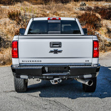 Load image into Gallery viewer, 14-18-Chevrolet-Silverado-Hdx-Bandit-Rear-Bumper---Black