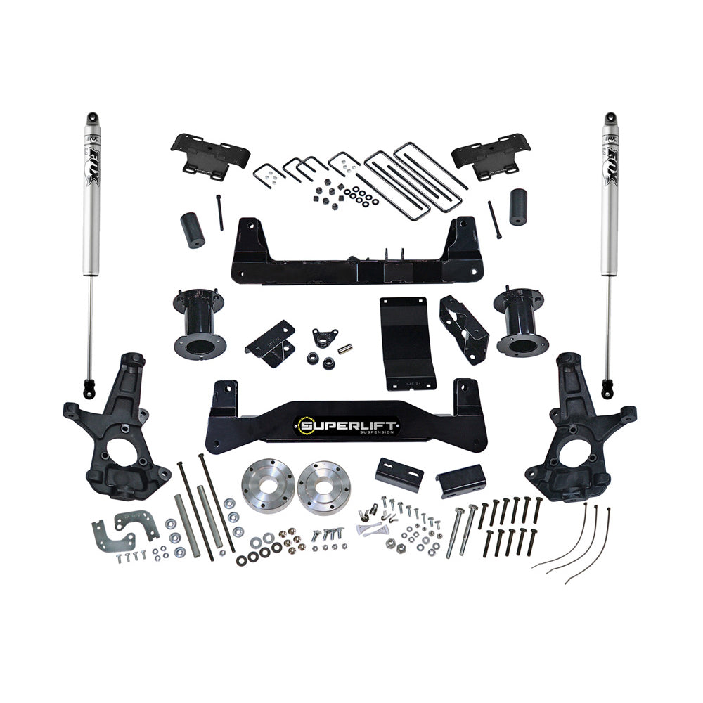 14-18-Chevy-Silv-1500-4Wd-6.5In-Lift-Kit-W-AlumSteel-Control-Arms-W-Fox-2.0-Shocks
