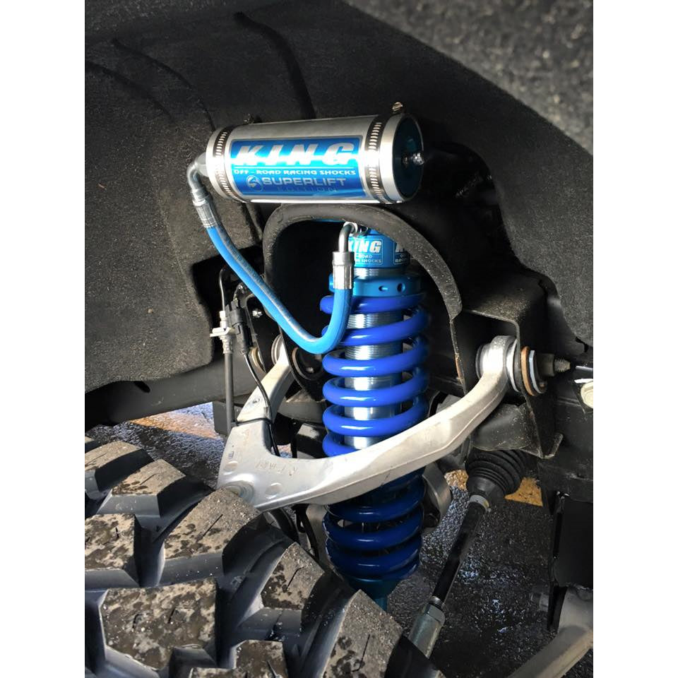 14-18-Chevy-Silv-4Wd-8In-Lift-Kit-W-AlumStamped-Steel-Cntrl-Arms--King-Coils--Shocks