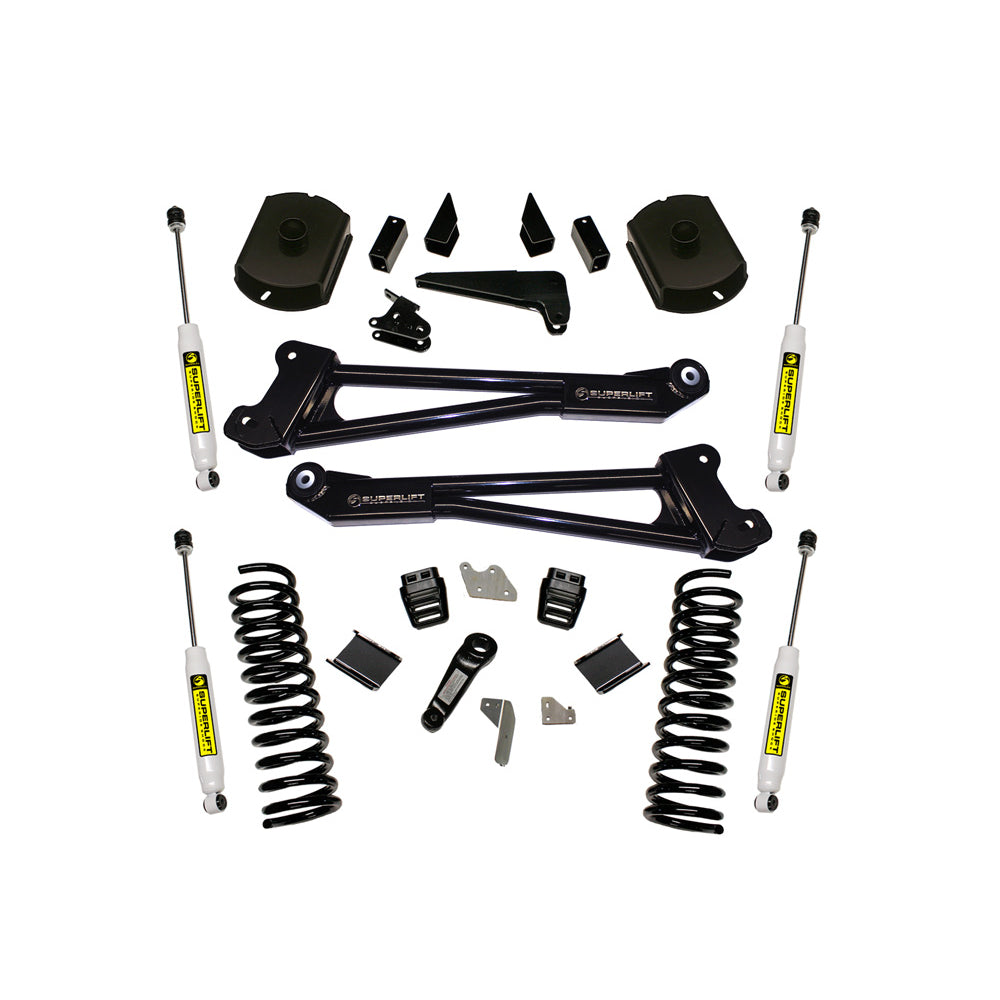 14-18-Dodge-Ram-2500-4Wd-4In-Lift-Kit-Replacement-Radius-Arms-W--Shocks