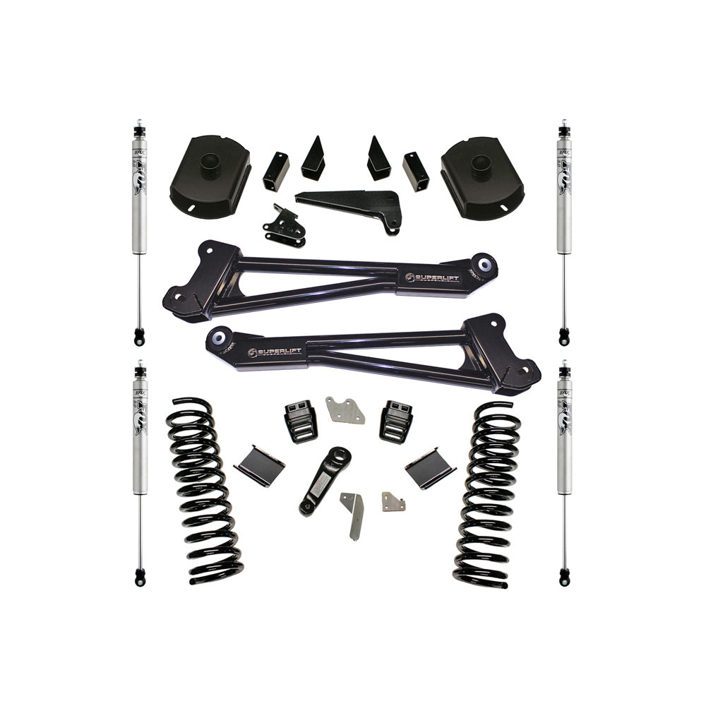 14-18-Ram-2500-4Wd-Diesel-4In-Lift-Kit-Replacement-Radius-Arms-W-Fox-2.0-Shocks