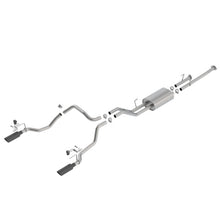 Load image into Gallery viewer, 14-18-Toyota-Tundra-4.6L5.7L-V8-At-24Wd-Crew-Max-Cat-Back-Touring-Exhaust---Black-Chrome-Tip
