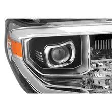 Load image into Gallery viewer, 14-18-Toyota-Tundra-Pro-Series-Projector-Headlights-Chrome-W-Sequential-Signal-And-Drl