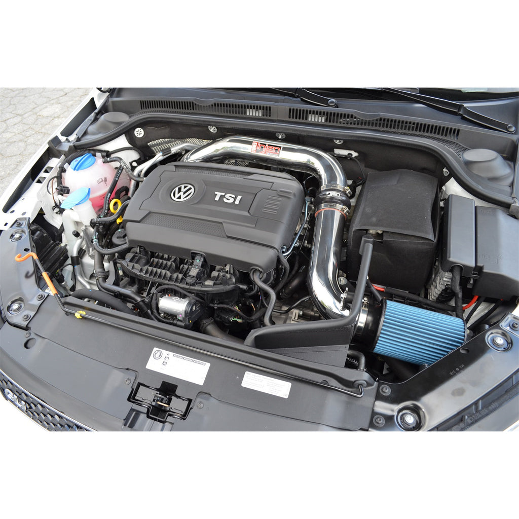 14-18-Vw-Mkvi-(Mk6)-Jetta-Gli-1.8L-Turbo-Tsi-Polished-Short-Ram-Intake-WMr-Tech--Heat-Shield