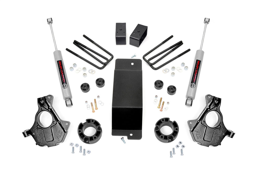 Rough Country 12130 Suspension Lift Kit w/Shocks for Select Chevrolet Silverado 1500, GMC Sierra