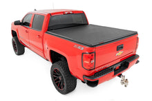 Load image into Gallery viewer, Rough Country 41214550A Soft Tri-Fold Tonneau Bed Cover for Select Chevrolet Silverado 1500, GMC Sierra