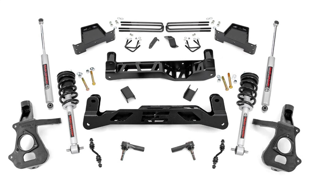 Rough Country 23733 Suspension Lift Kit for Select Chevrolet Silverado 1500, GMC Sierra