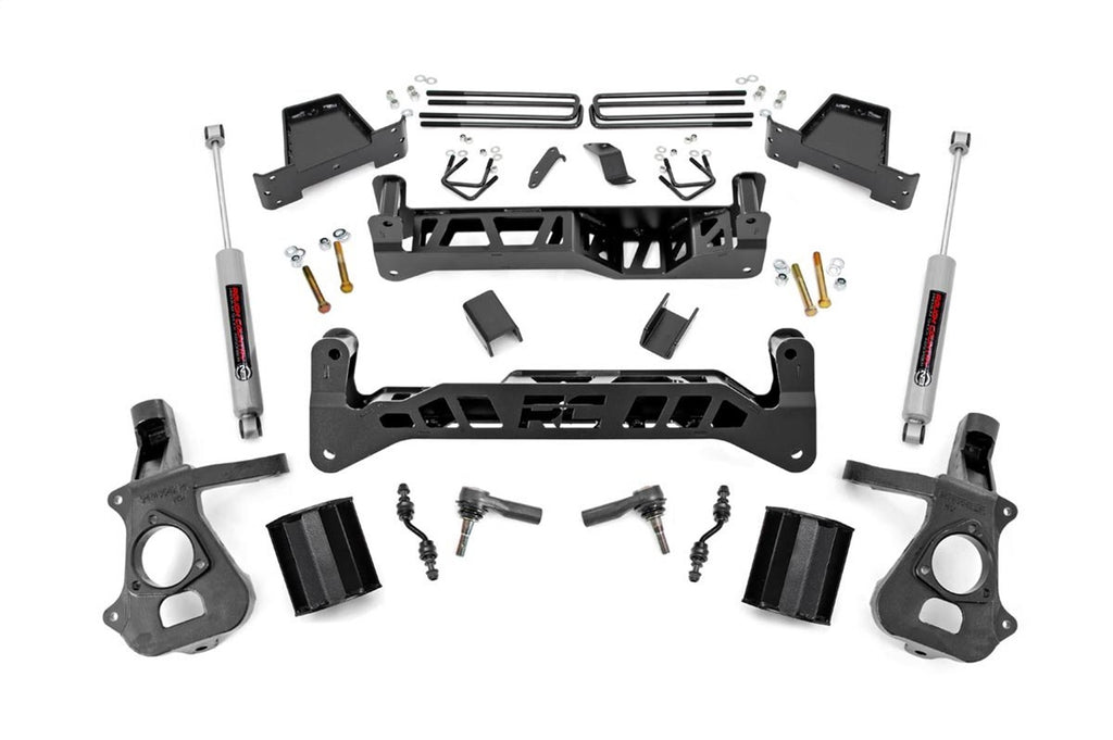 Rough Country 23732 Suspension Lift Kit w/N3 for Select Chevrolet Silverado 1500, GMC Sierra