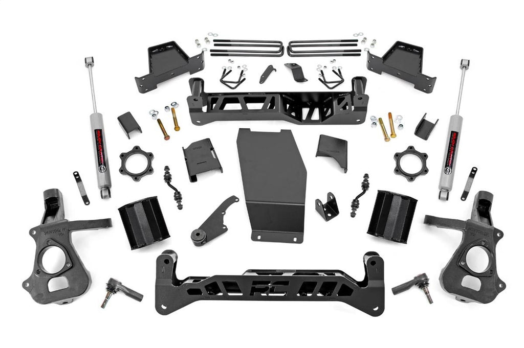 Rough Country 17431 Suspension Lift Kit for Select Chevrolet Silverado 1500, GMC Sierra