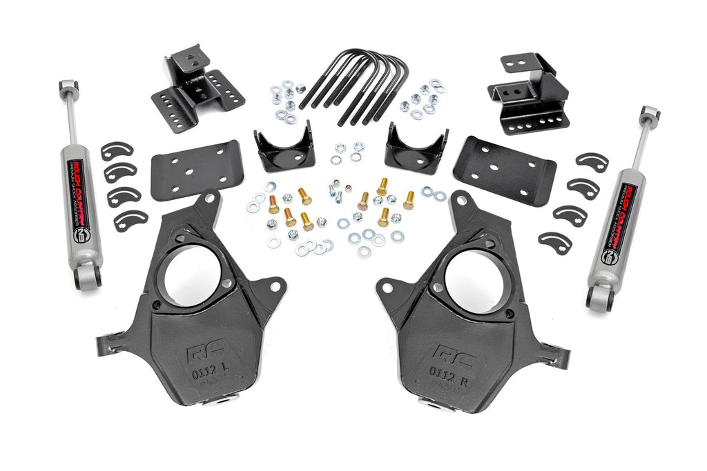 Rough Country 71630 Lowering Kit for Select Chevrolet Silverado 1500, GMC Sierra