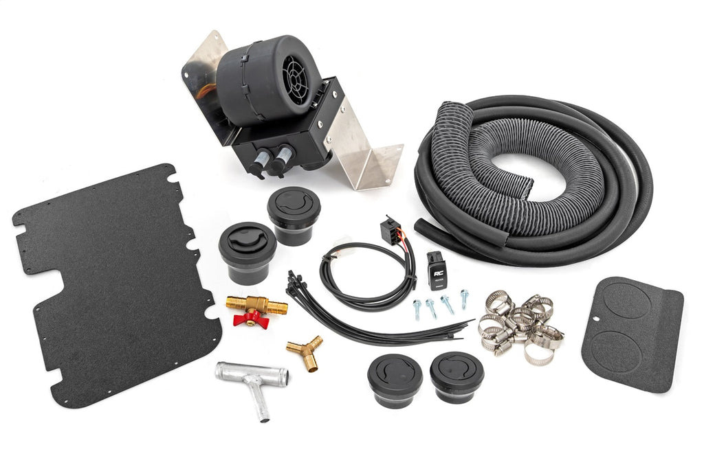 Rough Country RCZ4125A Heater Kit for Select Polaris RZR XP 1000, Polaris RZR XP EPS, Polaris RZR XP EPS DYNAMIX Edition, Polaris RZR XP EPS Desert Edition, Polaris RZR XP EPS Fox Edition, Polaris RZR XP EPS Gold Matte Metallic LE, Polaris RZR XP EPS
