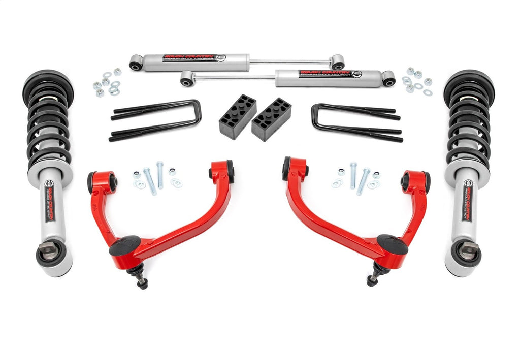 Rough Country 54531RED Suspension Lift Kit w/Shocks for Select Ford F-150