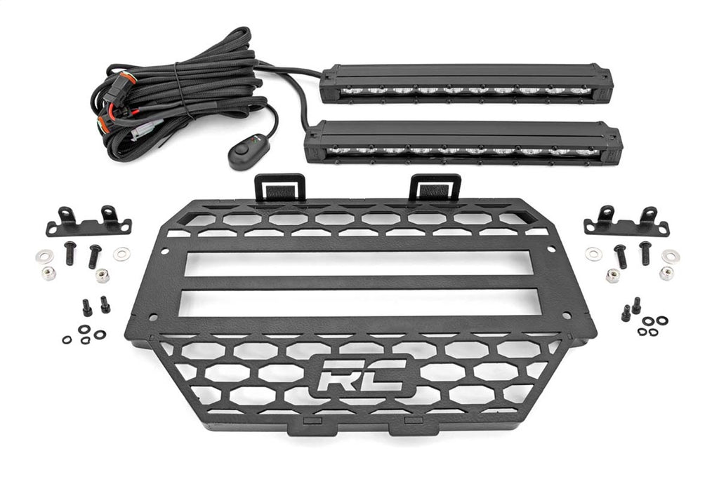 Rough Country 93041 LED Grille Kit for Select Polaris RZR S EPS, Polaris RZR S4 EPS, Polaris RZR XP 1000, Polaris RZR XP EPS, Polaris RZR XP EPS DYNAMIX Edition, Polaris RZR XP EPS Desert Edition, Polaris RZR XP EPS Fox Edition, Polaris RZR XP EPS Gold