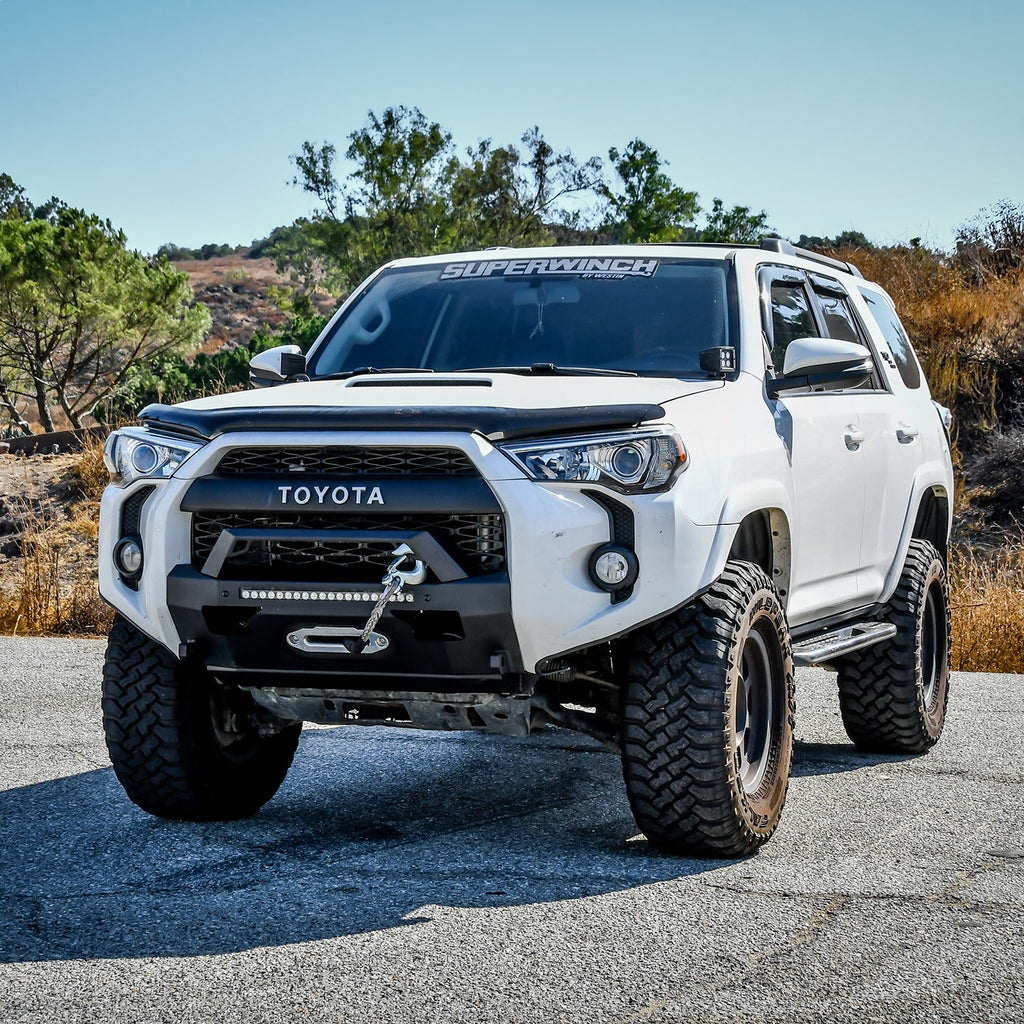 14-20-Toyota-4Runner-Pro-Series-Front-Bumper-WAngular-Bull-Bar---Textured-Black