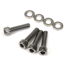 Load image into Gallery viewer, 14-20-X-1-In.-Hex-Socket-(Allen)-Valve-Cover-BoltsWashers-(Set-Of-4)-Chrome