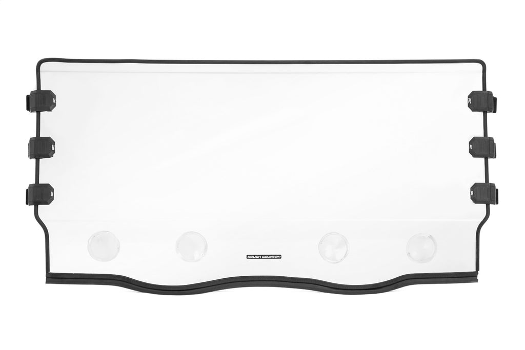 Rough Country 98242040 Windshield for Select Yamaha YXC700 Viking VI EPS, Yamaha YXC700 Viking VI EPS Ranch Edition, Yamaha YXM700 Viking EPS Ranch Edition, Yamaha YXM700 Viking EPS SE, Yamaha YXM700 Viking EPS with Suntop, Yamaha YXM700 Viking FI 4x4,