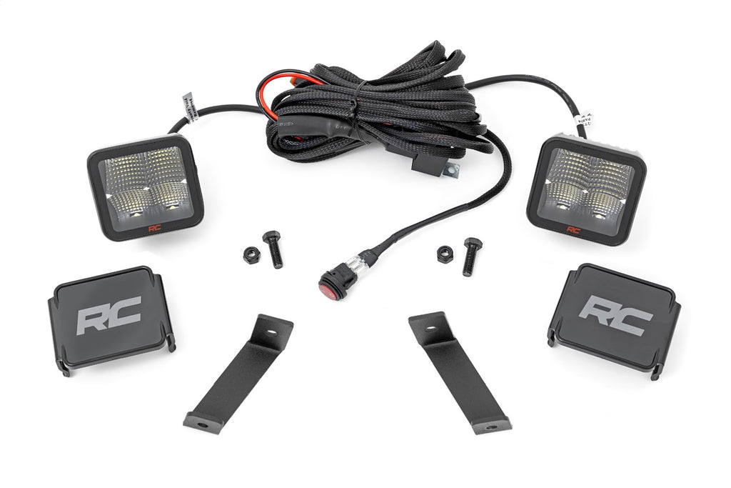 Rough Country 70084 LED Lower Windshield Ditch Kit for Select Toyota Tacoma
