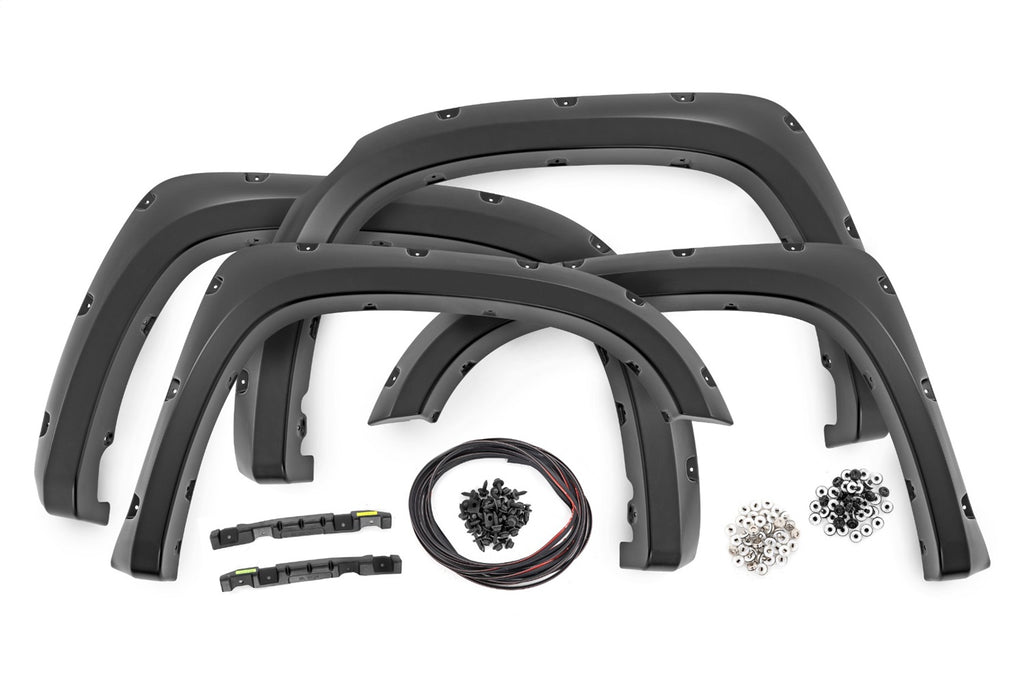 Rough Country F-T11411A-3R3 Pocket Fender Flares for Select Toyota Tundra
