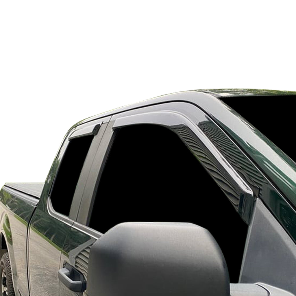 Black Horse Off Road 14-94156 Rain Guards for Select Ford F-150, Ford F-250 Super Duty, Ford F-350 Super Duty, Ford F-450 Super Duty, Ford F-550 Super Duty