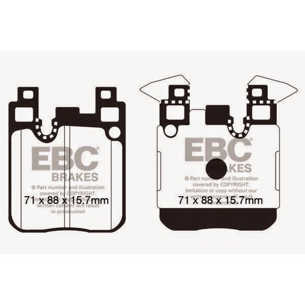 14-Bmw-228-Coupe-2.0-Turbo-Brembo-Calipers-Ultimax2-Rear-Brake-Pads