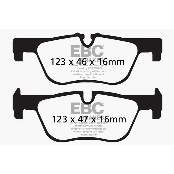14-Bmw-228-Coupe-2.0-Turbo-Ate-Calipers-Redstuff-Rear-Brake-Pads