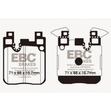 EBC UD1656 Ultimax OEM Replacement Brake Pads